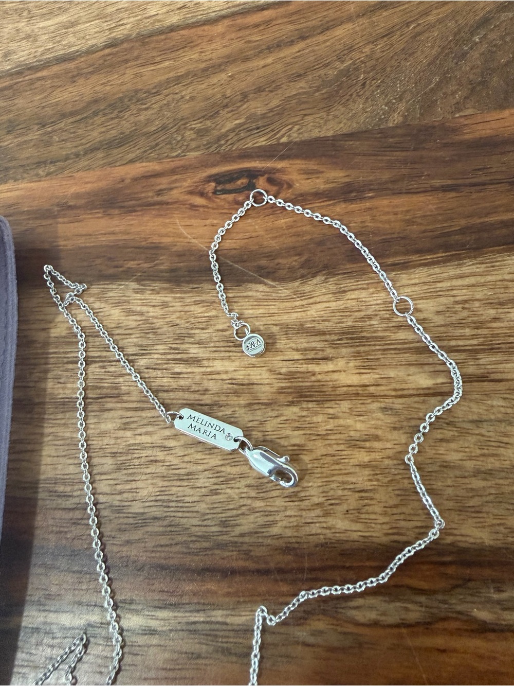 Melinda Maria Love Letters K Medallion Necklace - Picture 6 of 10